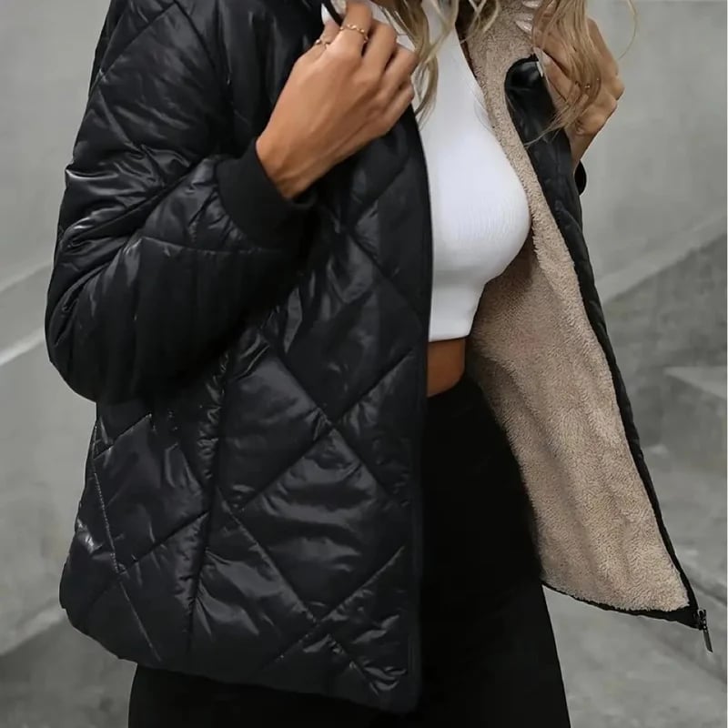 Celeste Raia™ Damska pikowana kurtka casualowa