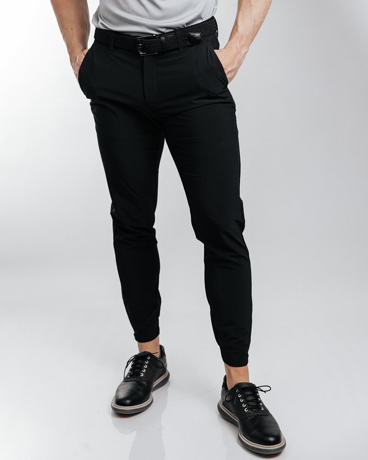 Erminio Costa™ Zwężane joggery slim fit z zamkiem przy kostce