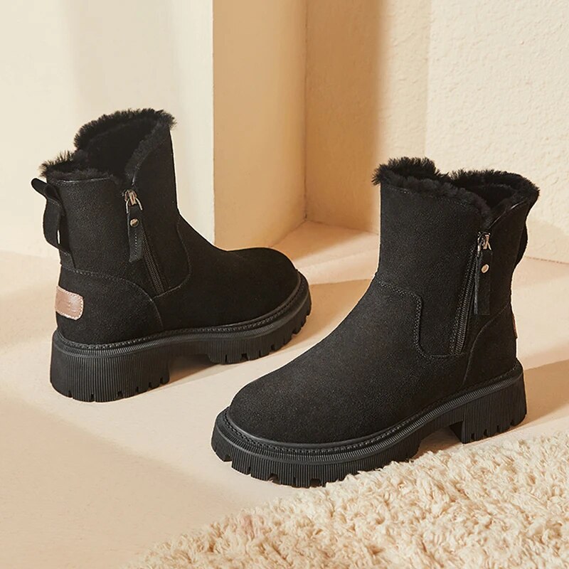 Jemma™ Eleganckie, ciepłe i miękkie buty damskie botki zimowe