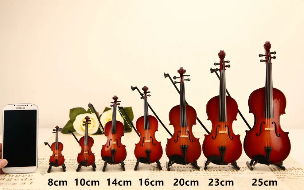 MiniFiddle™ Mini skrzypce z melodią — humorystyczny gadżet