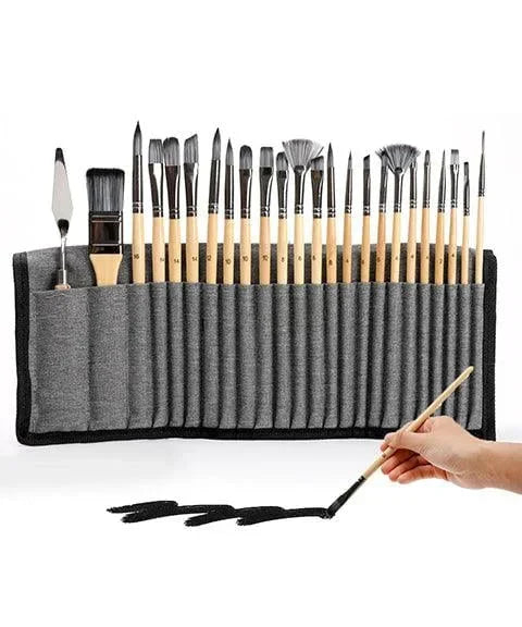 NaturBrush™ Zestaw 24 pędzli