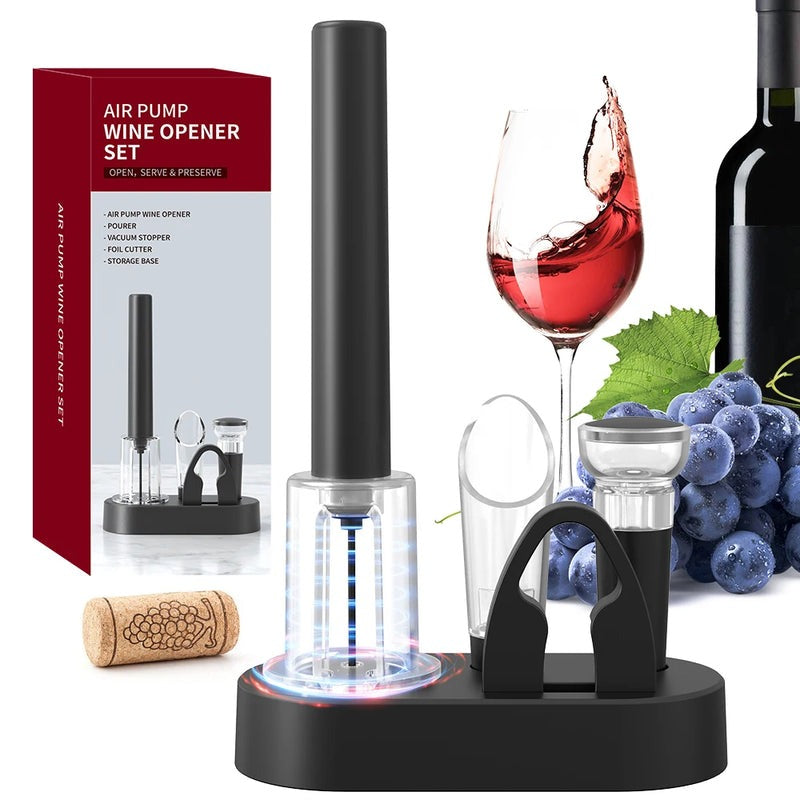 WinePop™ Zestaw otwieracz do wina z akcesoriami