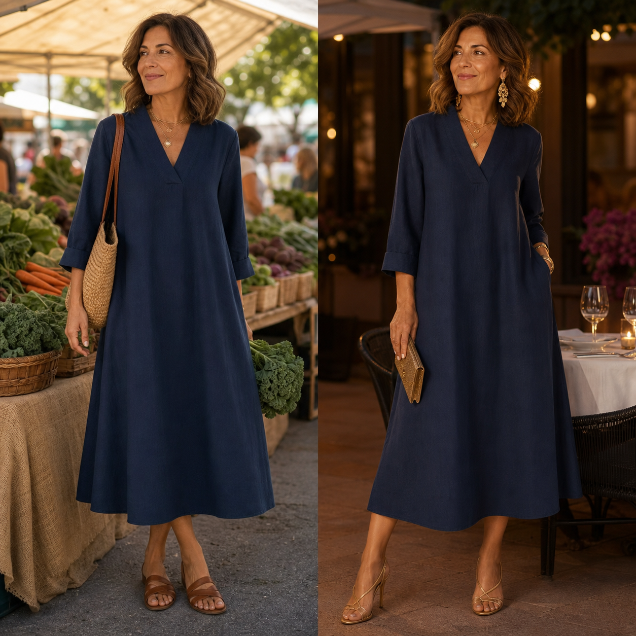 Barbara Della Valle™ Przewiewna letnia sukienka dla swobodnej elegancji
