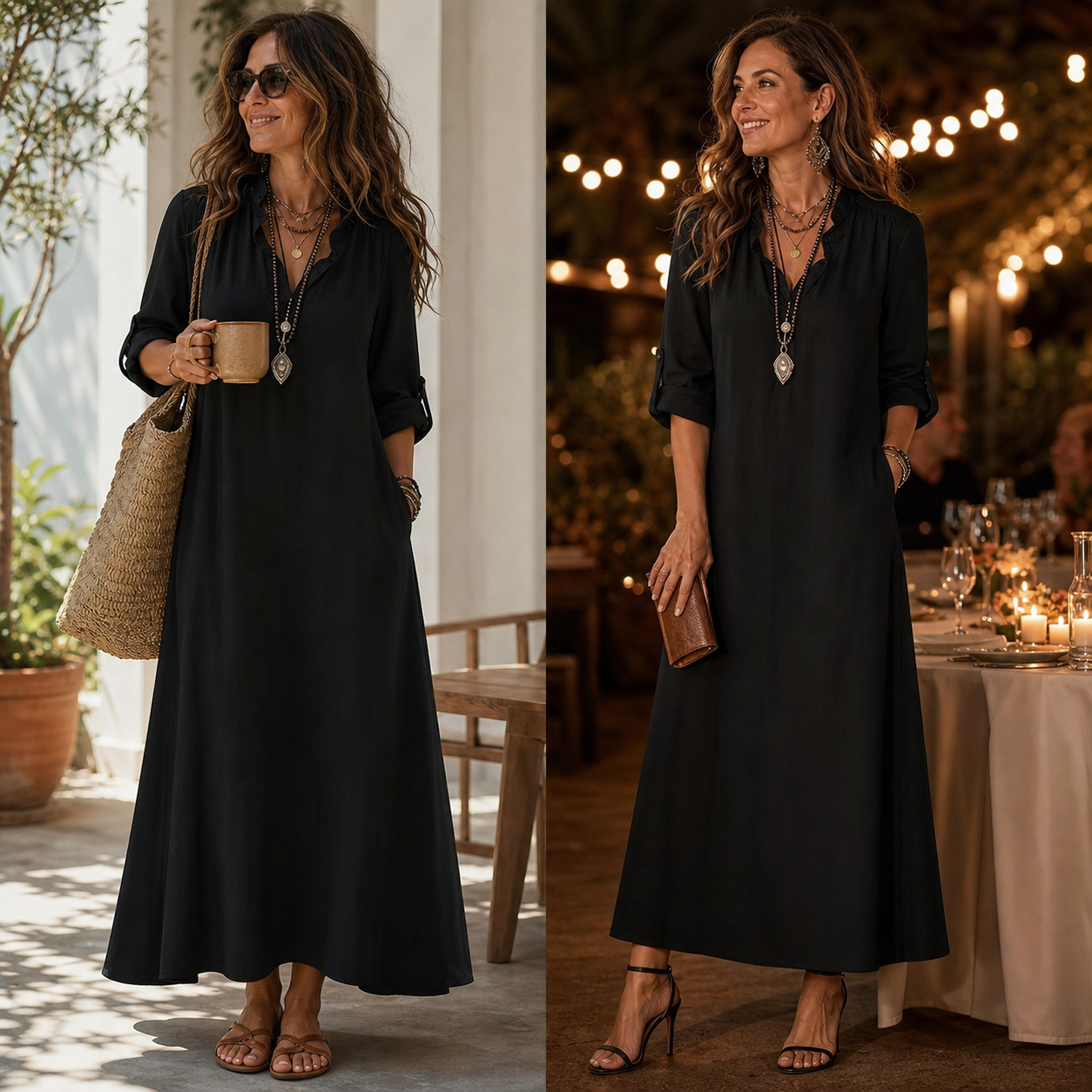 Bianca Napoletano™ Zwiewna sukienka maxi do beztroskich letnich stylizacji