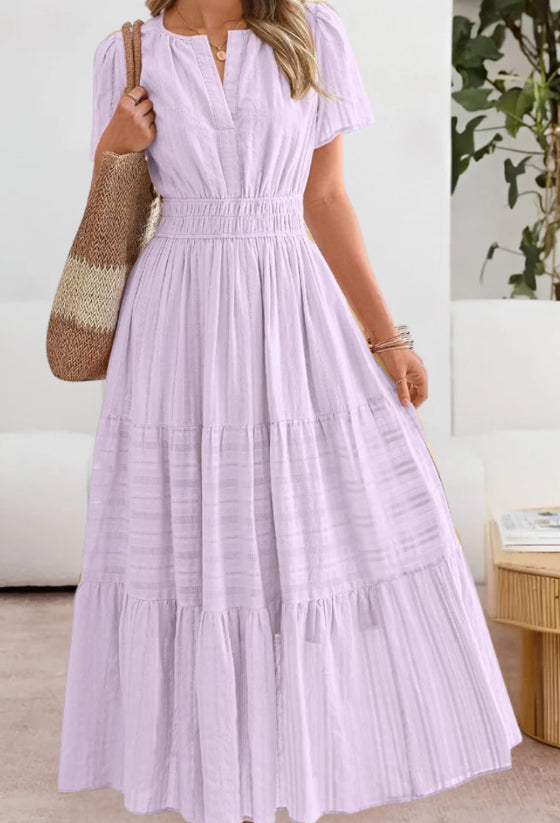Beatrice Esposito™ zwiewna plisowana sukienka maxi