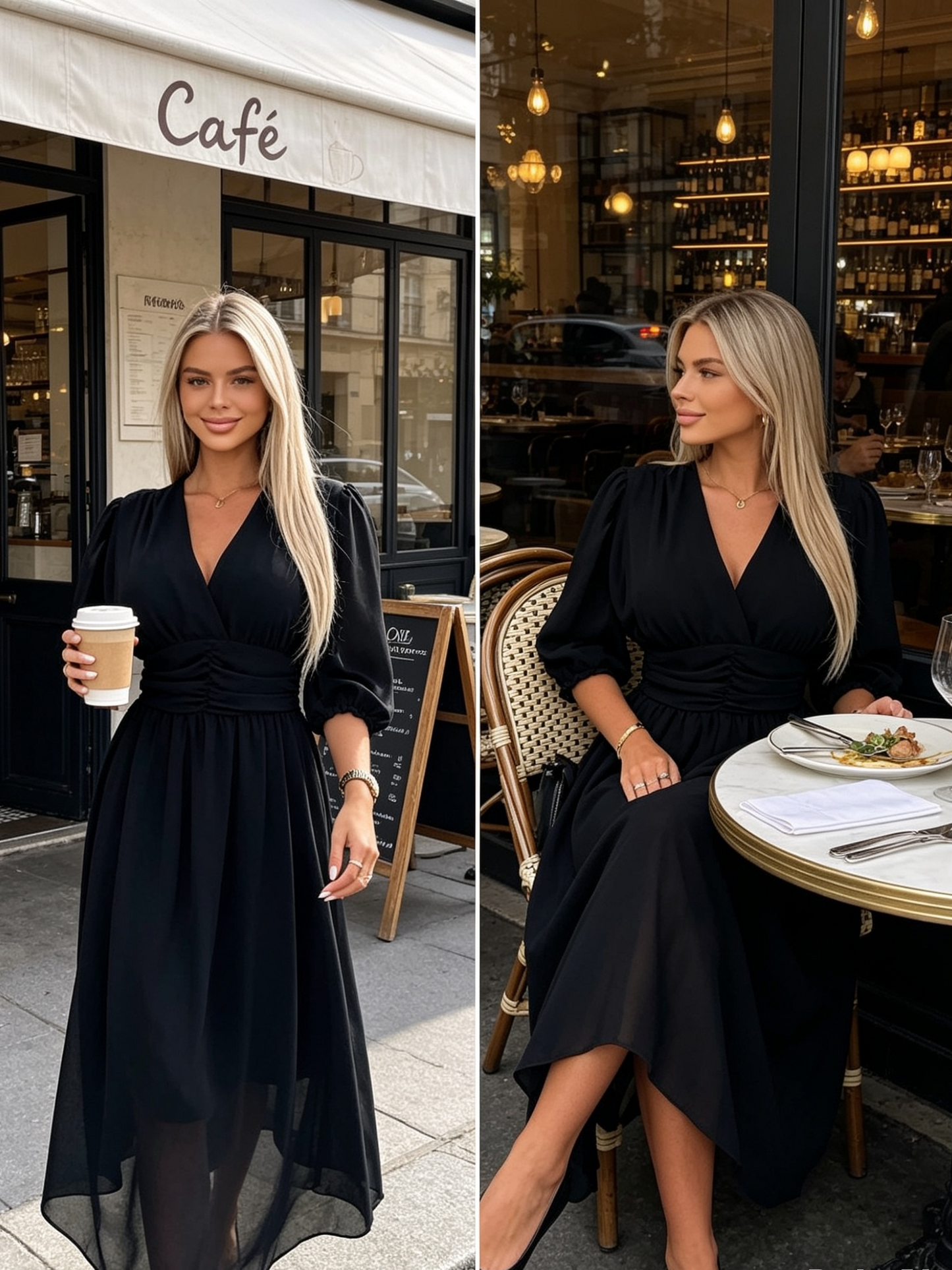 Liana Celani™ Elegancka letnia sukienka na co dzień