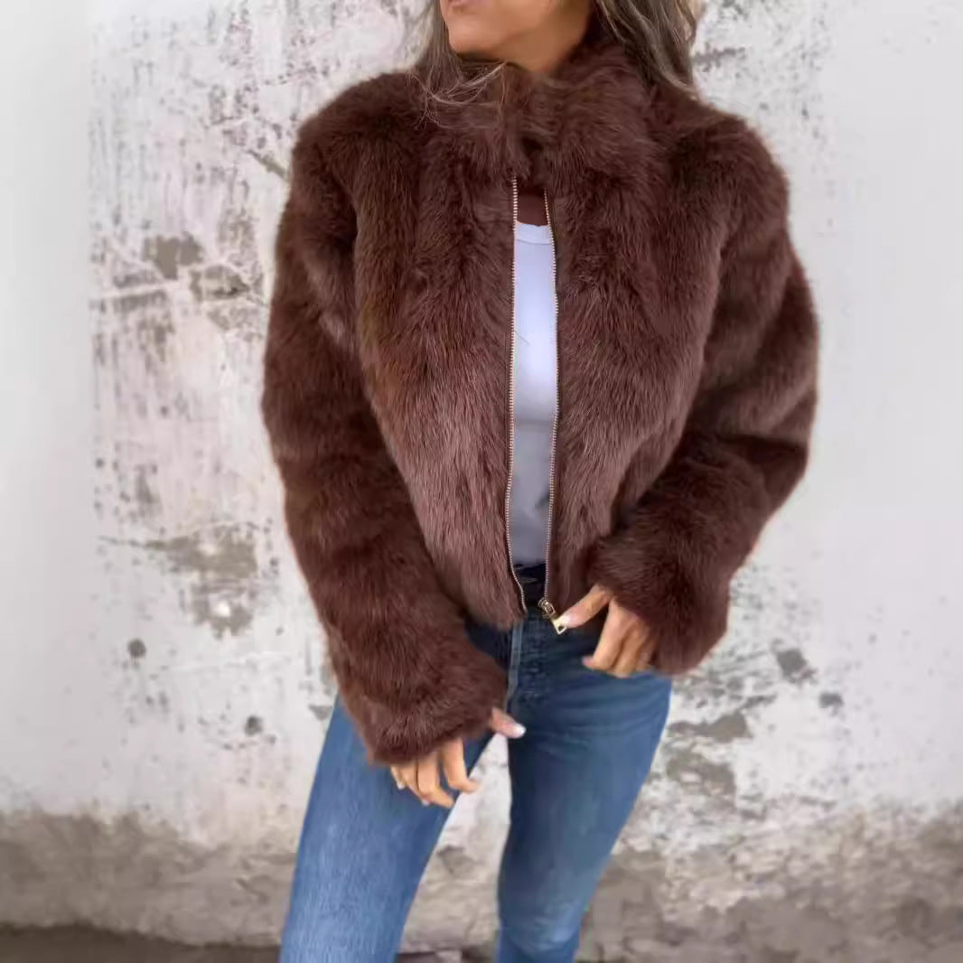 Adalgisa Paonessa™ Kurtka casual z futrem