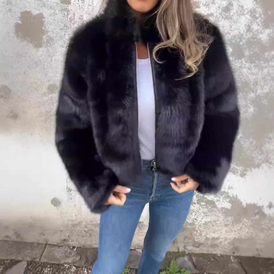 Adalgisa Paonessa™ Kurtka casual z futrem