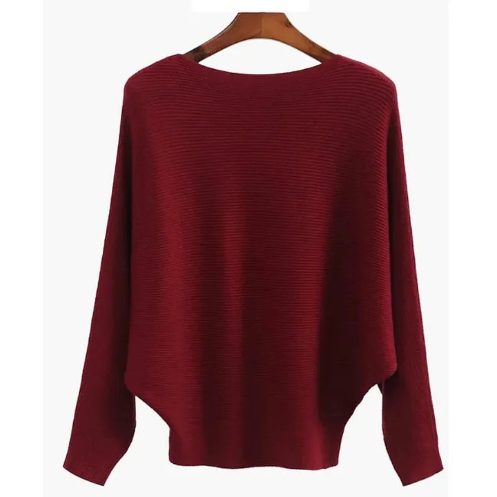 Adelaide Vala™ Sweter dzianinowy z rękawami typu nietoperz