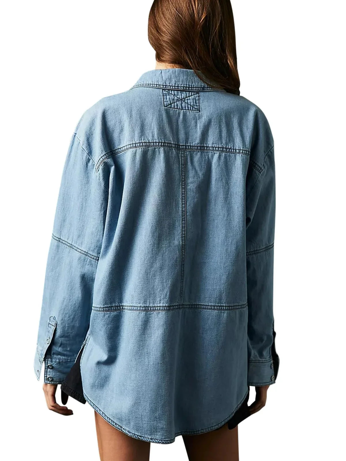 Agata Zerbo™ Stylowa koszula jeansowa