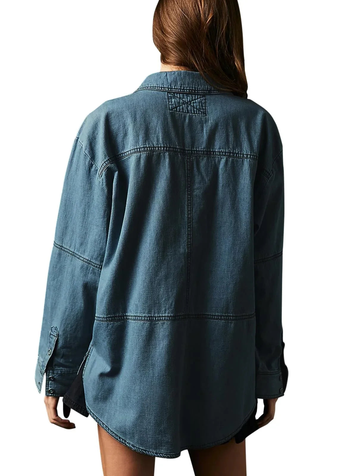 Agata Zerbo™ Stylowa koszula jeansowa