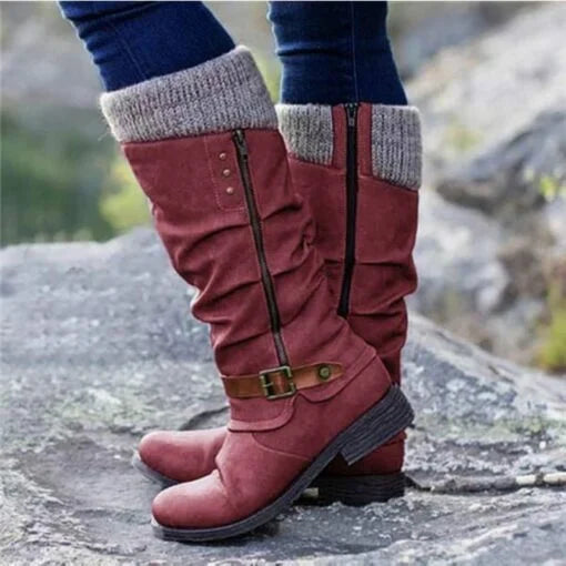 Alais Monet™ Wysokie buty zimowe zapinane na zamek
