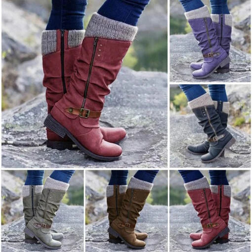 Alais Monet™ Wysokie buty zimowe zapinane na zamek