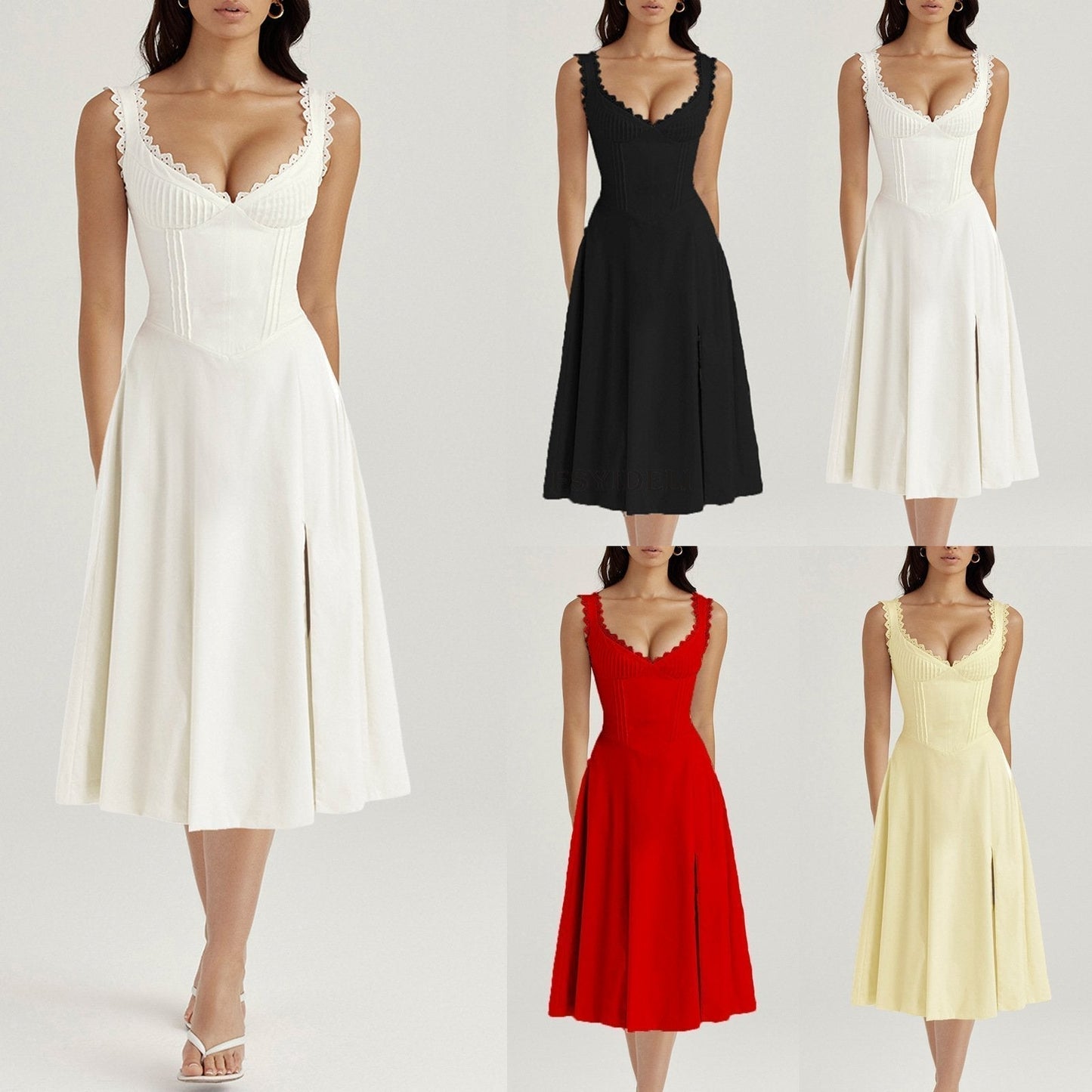 Angelica™️ Elegancka sukienka midi