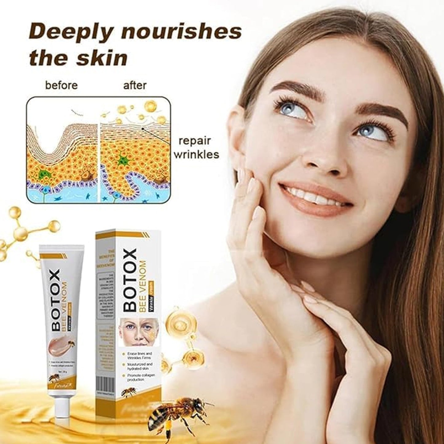 Apitherapy™ Ujędrniający krem do twarzy z jadem pszczelim