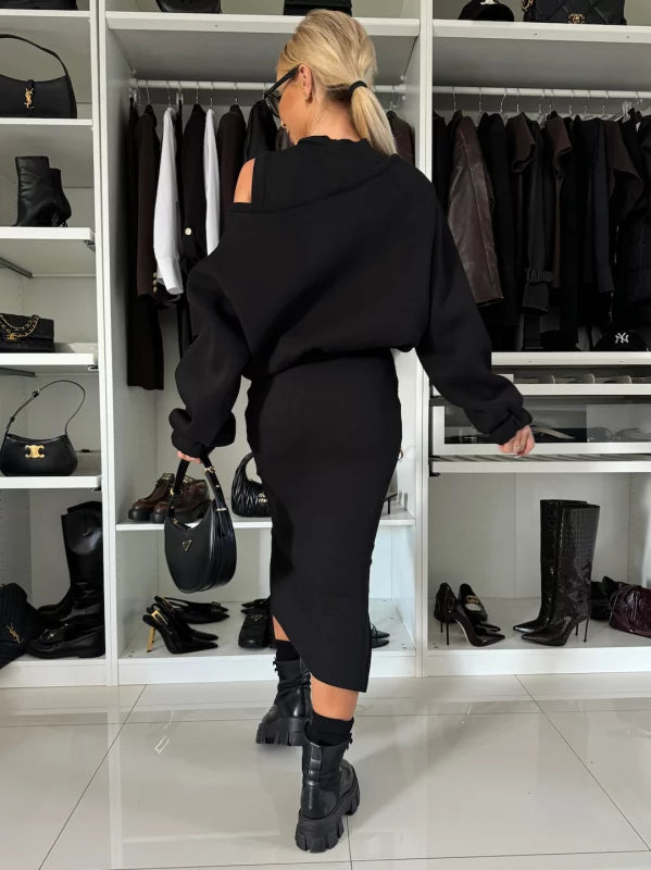 Asia Bonfanti™ Stylowa sukienka i sweter