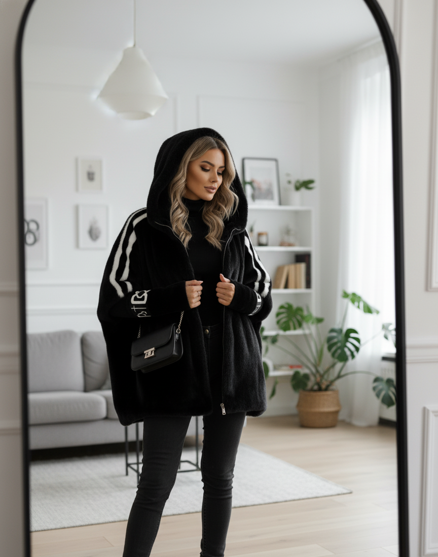 Ave Toti™ Kurtka Luxury z kapturem