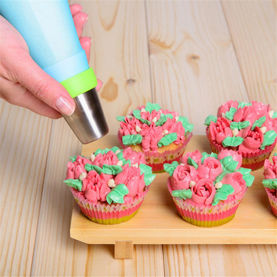 BakeSuppliez™️ Zestaw końcówek do dekorowania tortów w kształcie kwiatków