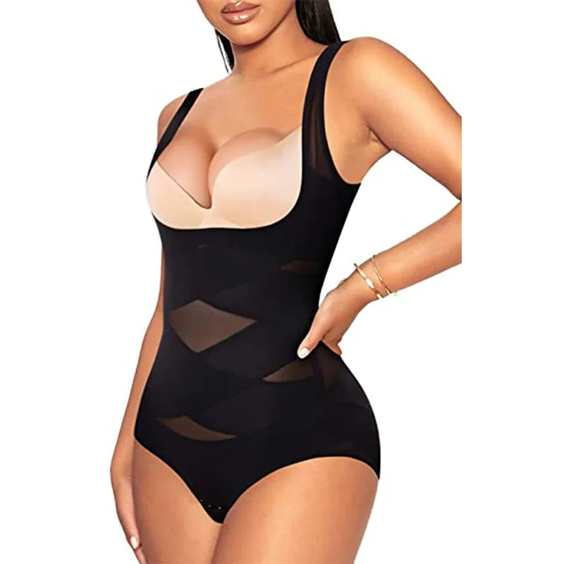 Bice Sorgi™ Modelujące body gorsetowe z szerokimi ramiączkami