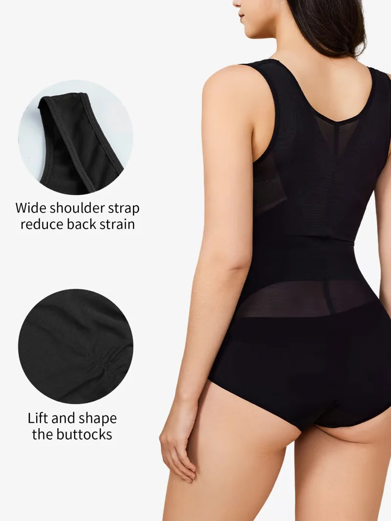 Bice Sorgi™ Modelujące body gorsetowe z szerokimi ramiączkami