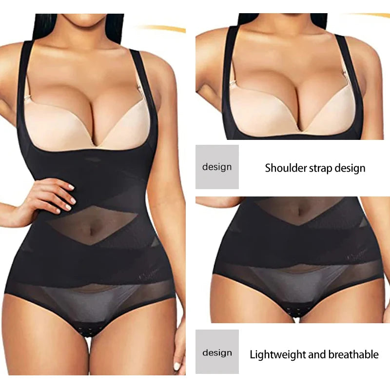 Bice Sorgi™ Modelujące body gorsetowe z szerokimi ramiączkami