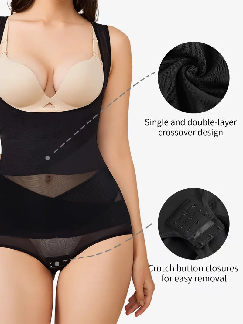 Bice Sorgi™ Modelujące body gorsetowe z szerokimi ramiączkami