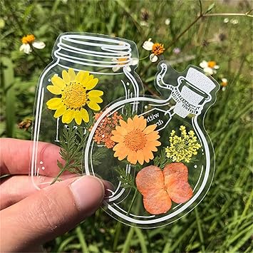 BloomDrop™ – przezroczyste zakładki z suszonymi kwiatami
