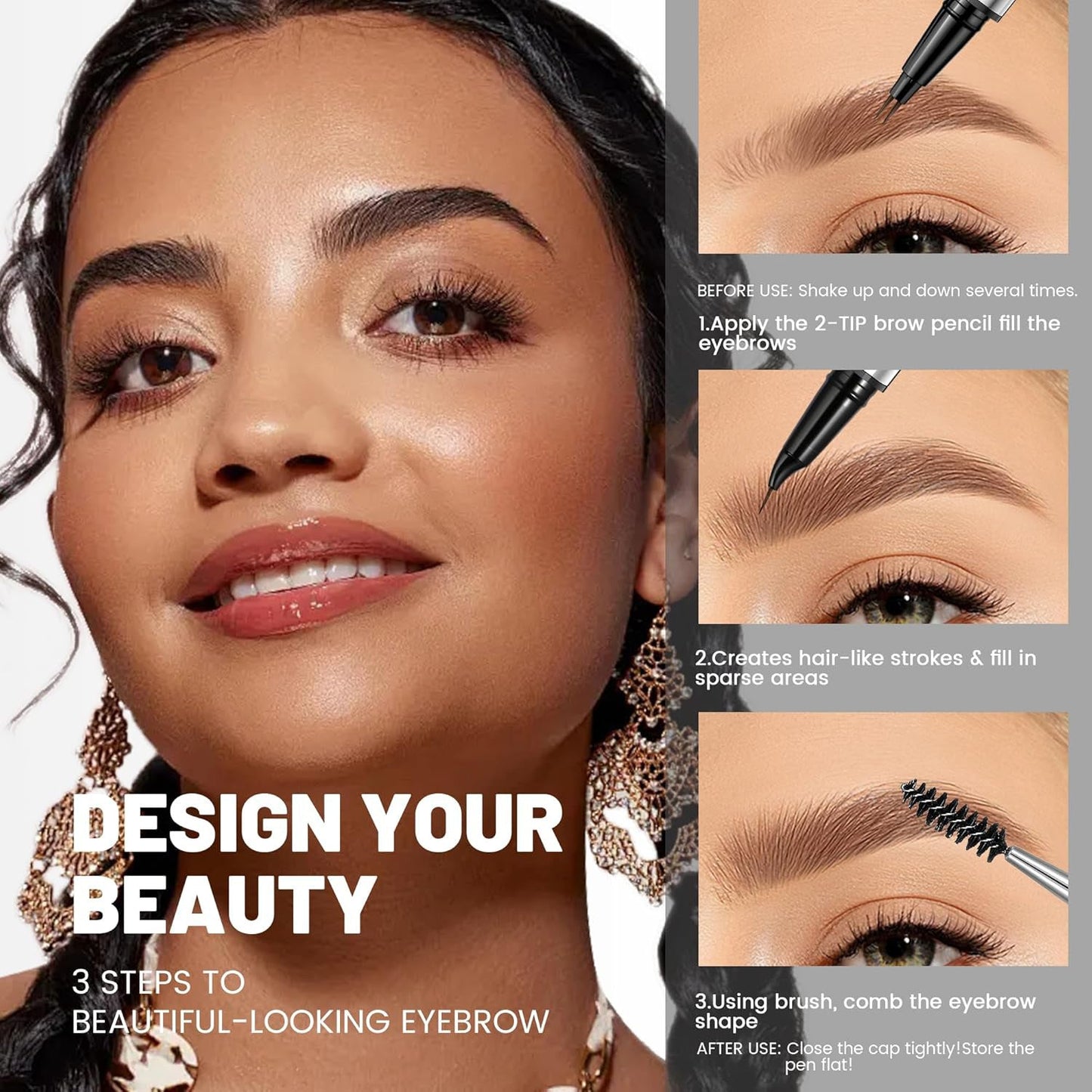 BrowMaster™ Kredka do brwi i eyeliner 4D