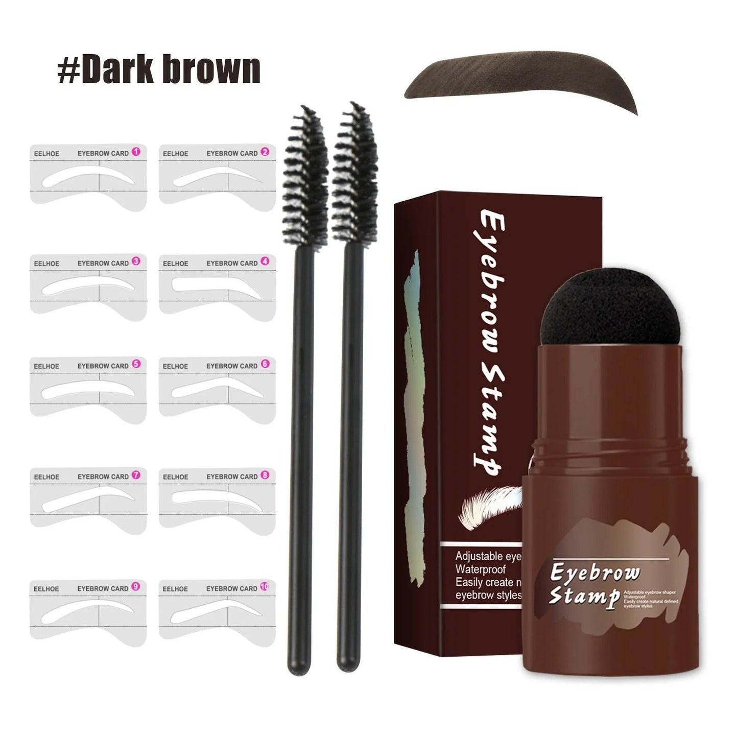 BrowStamp™ precyzyjny zestaw stempli do malowania brwi z szablonami