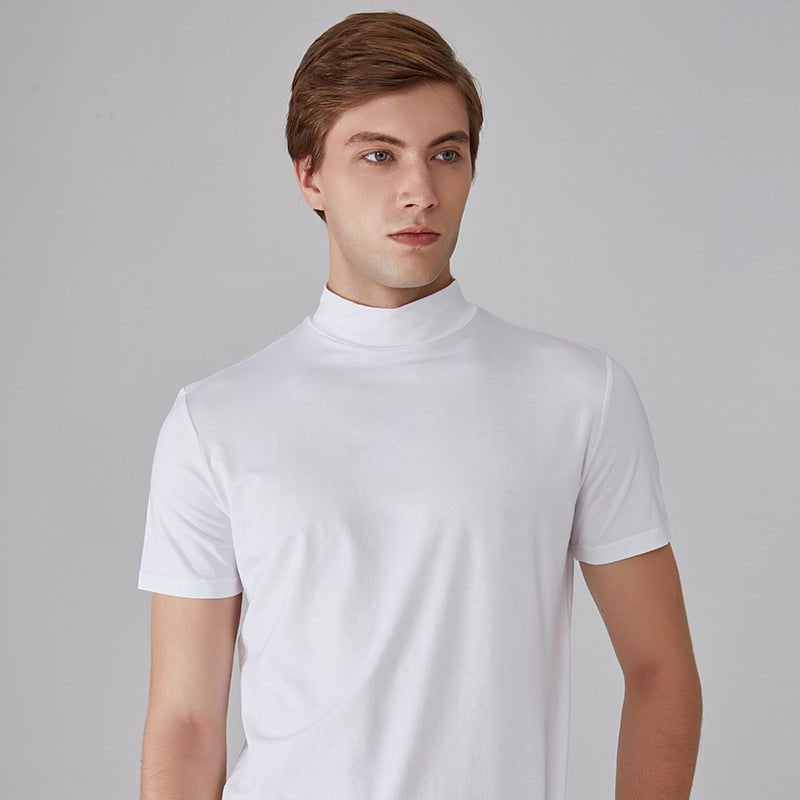 Bruno Bonito™ Męska koszulka slim fit z półgolfem