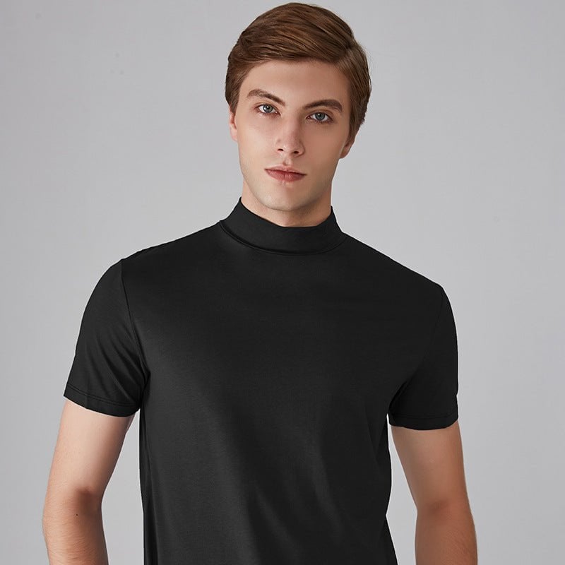 Bruno Bonito™ Męska koszulka slim fit z półgolfem