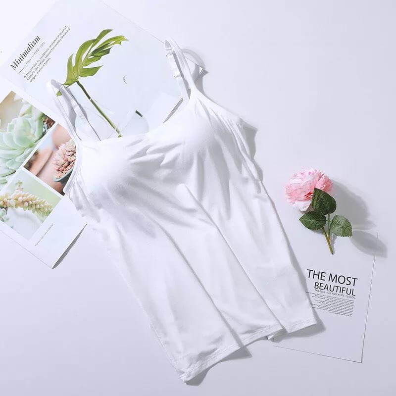 CasualChic™ top z wbudowanym biustonoszem