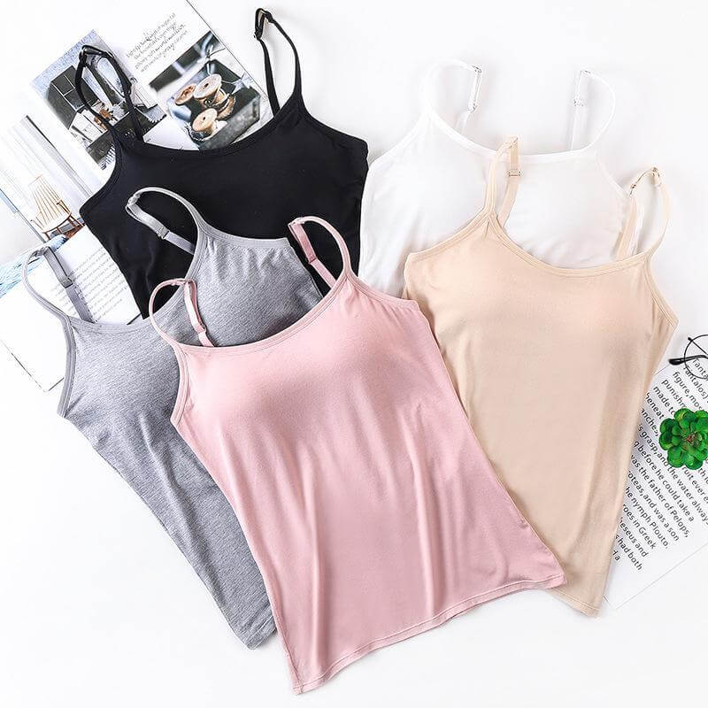 CasualChic™ top z wbudowanym biustonoszem
