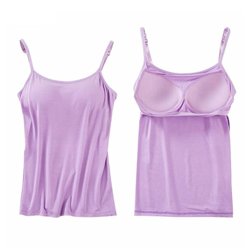 CasualChic™ top z wbudowanym biustonoszem
