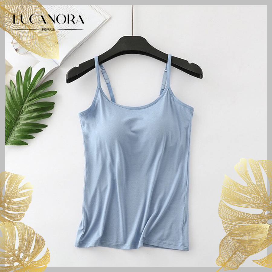 CasualChic™ top z wbudowanym biustonoszem