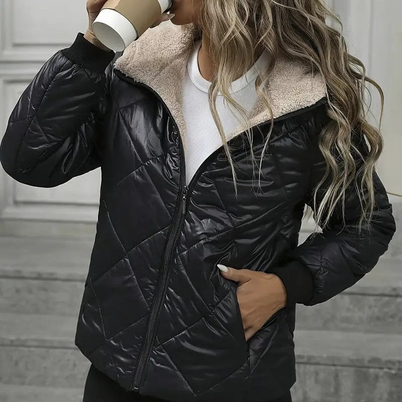 Celeste Raia™ Damska pikowana kurtka casualowa