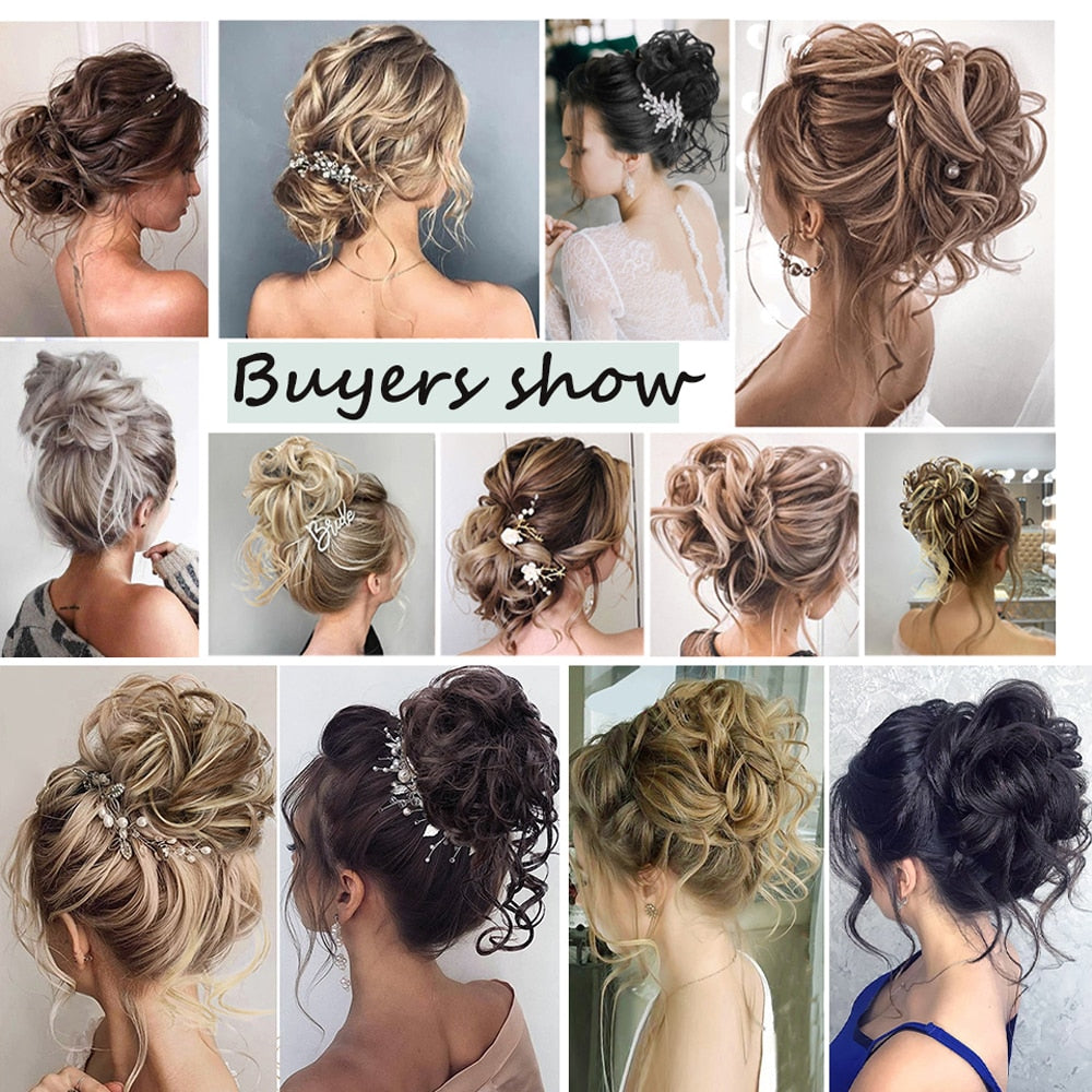 ChicChignon+™ Wiązana treska z klipsem