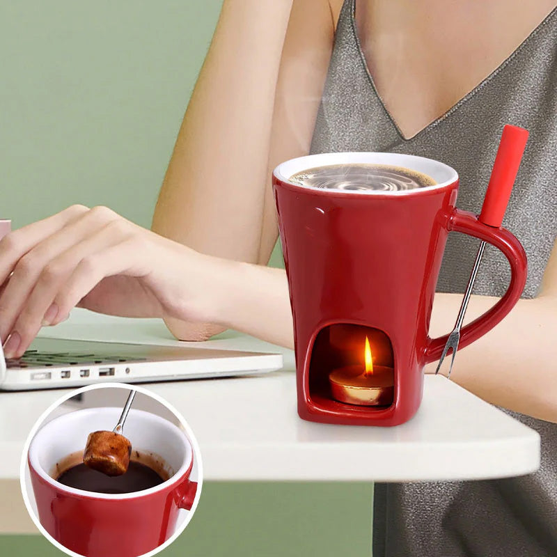 CocoDream™ Kubek do roztapiania czekolady z podgrzewaczem