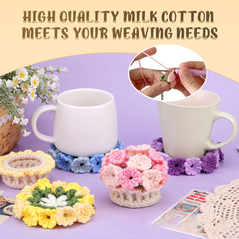 CrochetBloom™ Zestaw do szydełkowania kwiatów