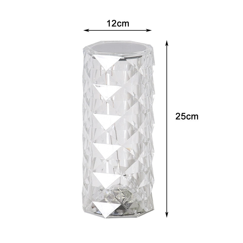 CrystalRosé™ Magiczna kryształowa róża LED