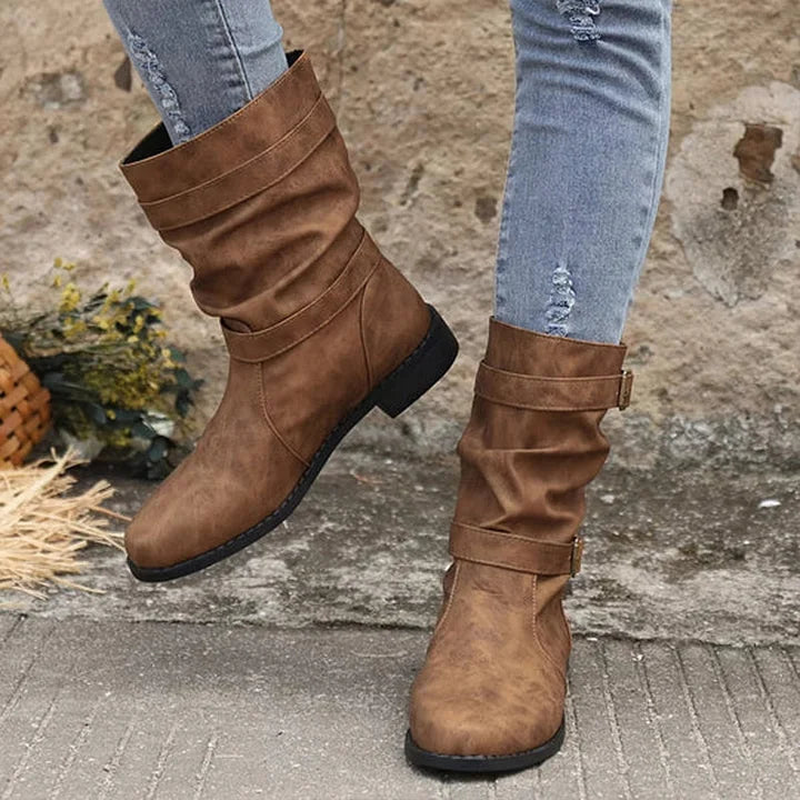 Delinda Diorio™ Damskie buty na niskim obcasie z klamrą
