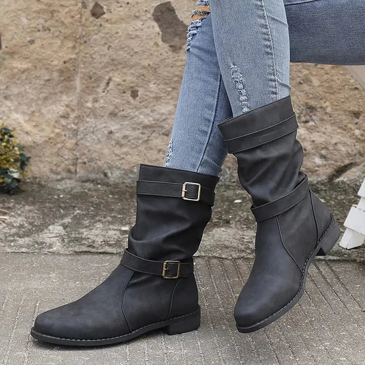 Delinda Diorio™ Damskie buty na niskim obcasie z klamrą