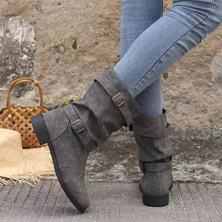 Delinda Diorio™ Damskie buty na niskim obcasie z klamrą