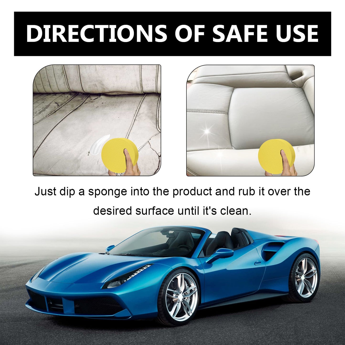 DriveShine™ Krem rewitalizujący do wnętrz samochodowych