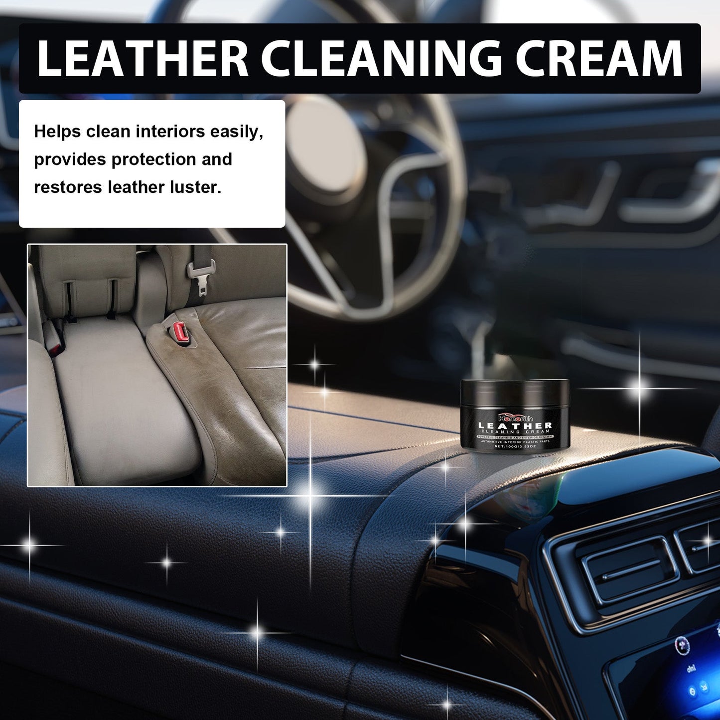 DriveShine™ Krem rewitalizujący do wnętrz samochodowych