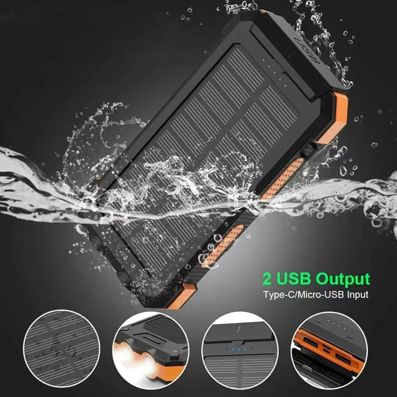 EcoVolt™ Ładowarka z panelem słonecznym Sunpower
