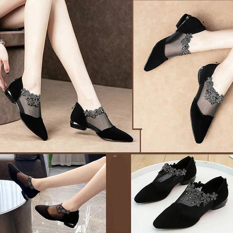 Elaina Gaudet+™ Stylowe przezroczyste buty na obcasie | Wygodne siedzenie zawsze i wszędzie!