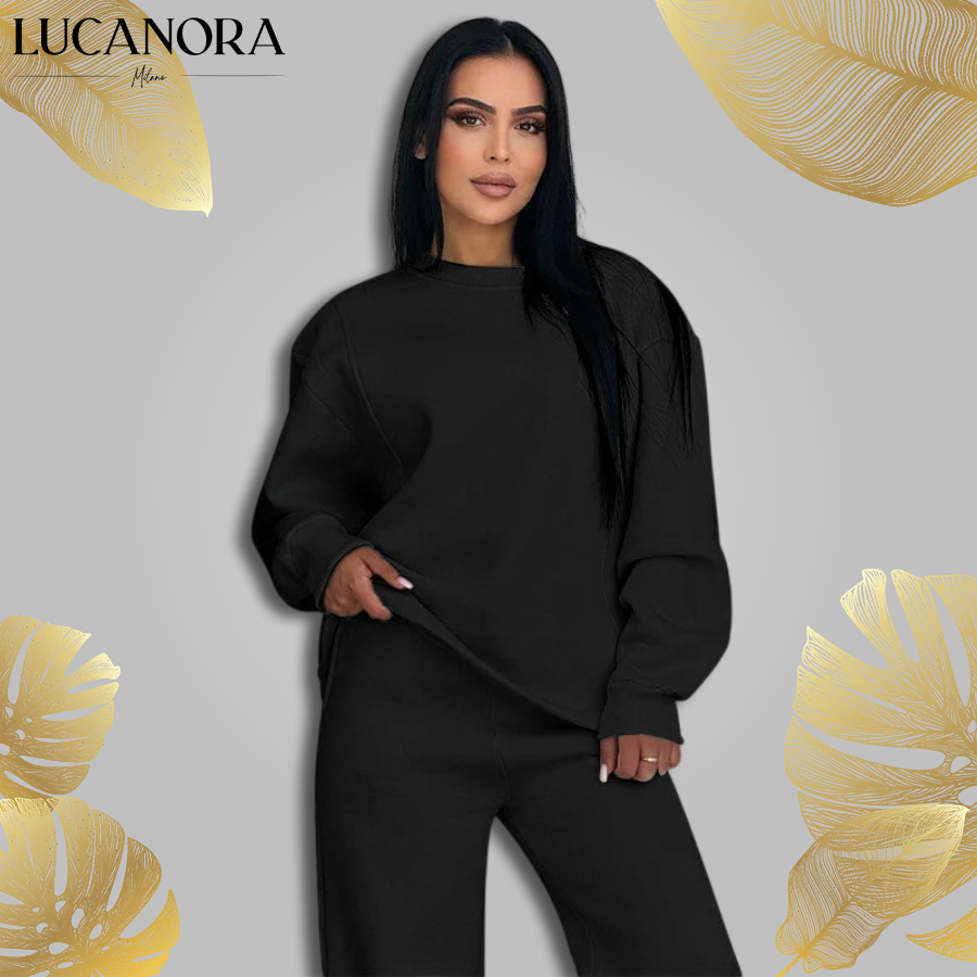 Eliana Ciarcia™ Damski komfortowy zestaw dresowy