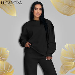 Eliana Ciarcia™ Damski komfortowy zestaw dresowy