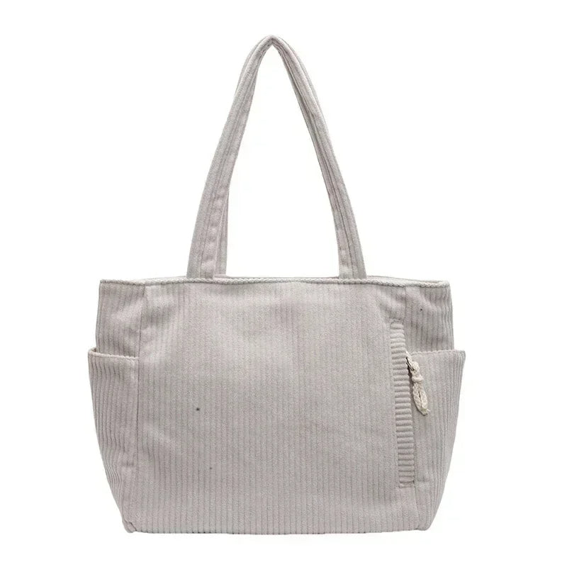 Ella Polo™ Torba na ramię z miękkiego sztruksu